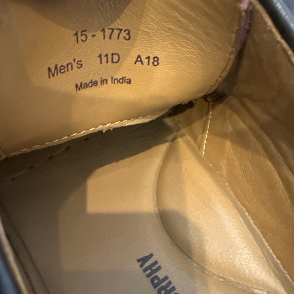 Johnston & Murphy Men\'s Bradford Cap Toe in Beautiful Burgundy Brush-Off Sz 11D main image 6